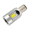 BA20D DC12-80V / 20W / 6000K / 2000LM Motorcycle Headlight with Angel Eyes (Blue)