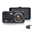X97 4 inch Front and Rear Dual-recording HD 1080P Night Vision Driving Recorder Support Loop Recording / Parking Monitoring