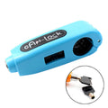 Motorcycles Handle Anti-theft Lock Horn Lock (Blue)