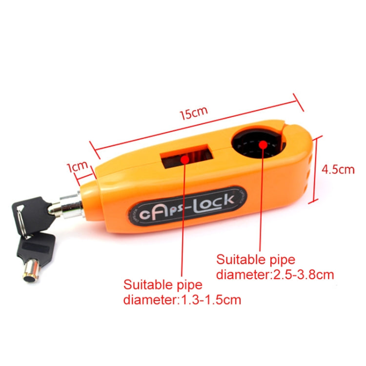 Motorcycles Handle Anti-theft Lock Horn Lock (Red)