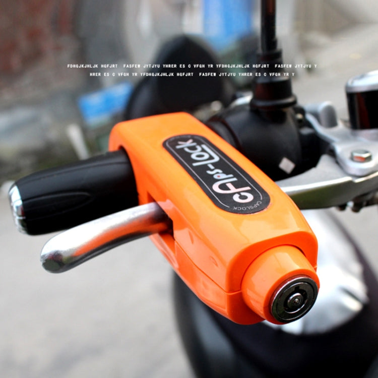 Motorcycles Handle Anti-theft Lock Horn Lock (Green)
