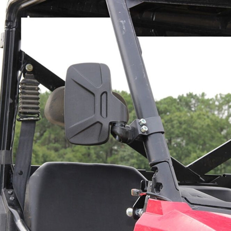 Sandy Beach Car Shaped Tube Holder Rearview Mirror for UTV/ATV