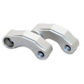 SF-YSZ-2 Mirror Code Motorcycle Modification Aluminum Alloy CNC Rearview Extension Bracket Set (Silver)