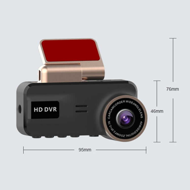 F22 3.16 inch 1080P HD Night Vision Driving Recorder, Standard Version