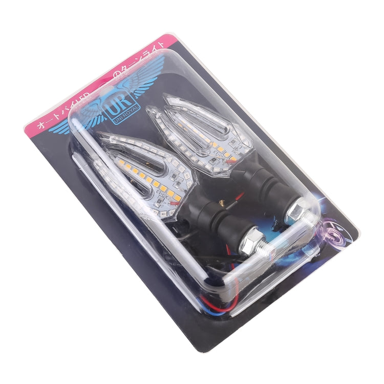 Motorcycle Turn Signal Light DC12V 1W 33LEDs SMD-3528 Lamp Beads (Red Light)