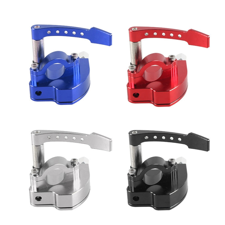 Motorcycles 7/8 Thumb Throttle Assembly Pull (Silver)