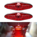 2 PCS KC-WD-NEW-3X Motorcycle LED Brake Light Running Lamp (Red)
