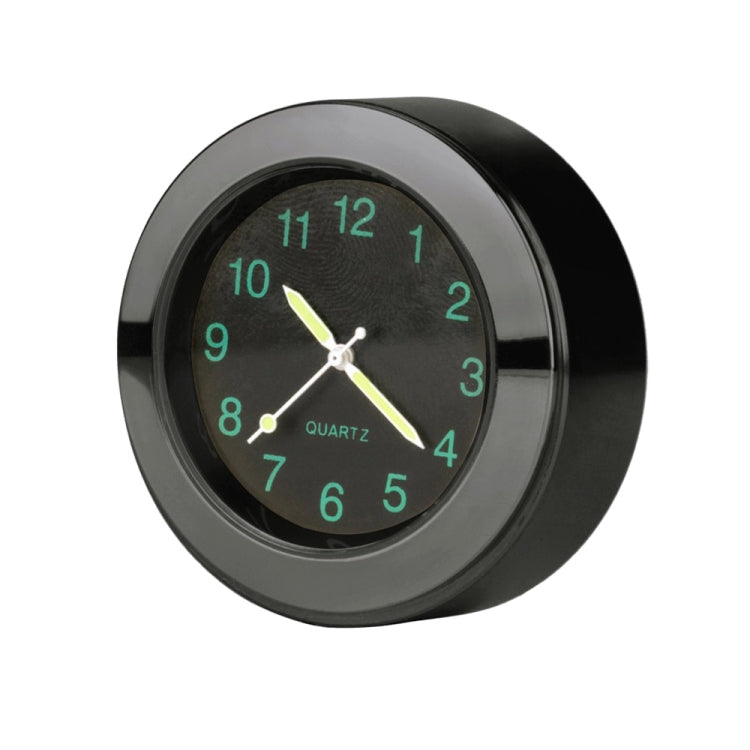 Motorcycle 22-25mm Handlebar Clock Quartz Watch with Lock (Black)