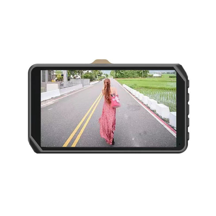 Q50 Car 4 inch HD 1080P Night Vision Front and Rear Dual-lens Driving Recorder