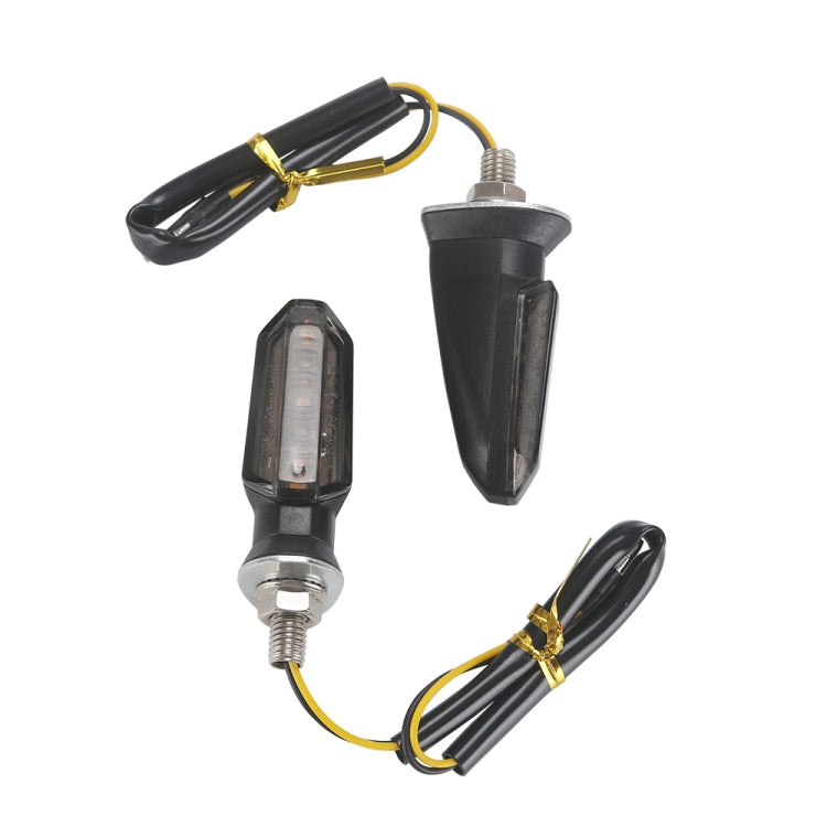 4 PCS MK-200 3LED Highlight Motorcycle Turn Signal Light (Black)