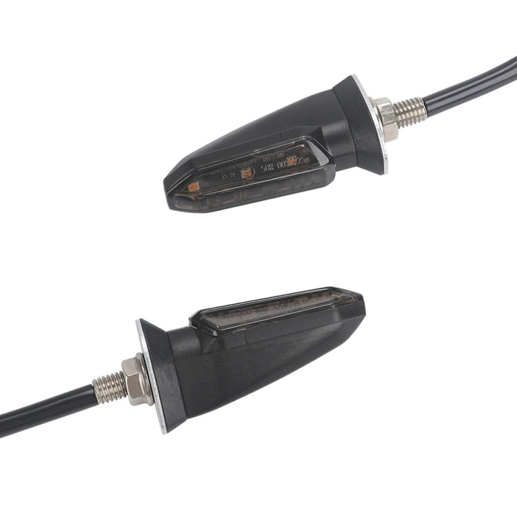 4 PCS MK-200 3LED Highlight Motorcycle Turn Signal Light (Black)