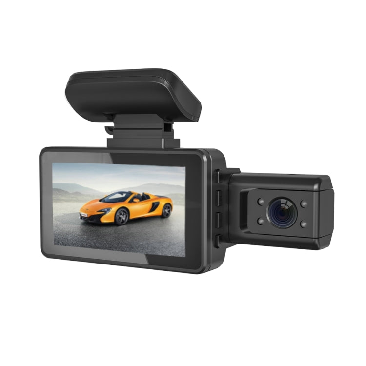 F9 Car Front and  Inner Dual Camera HD Infrared Night Vision Car Driving Recorder