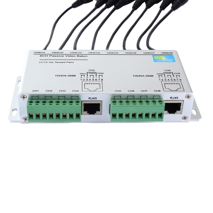 HD208 HD-CVI/TVI/AHD CCTV 8CH Passive Video Balun