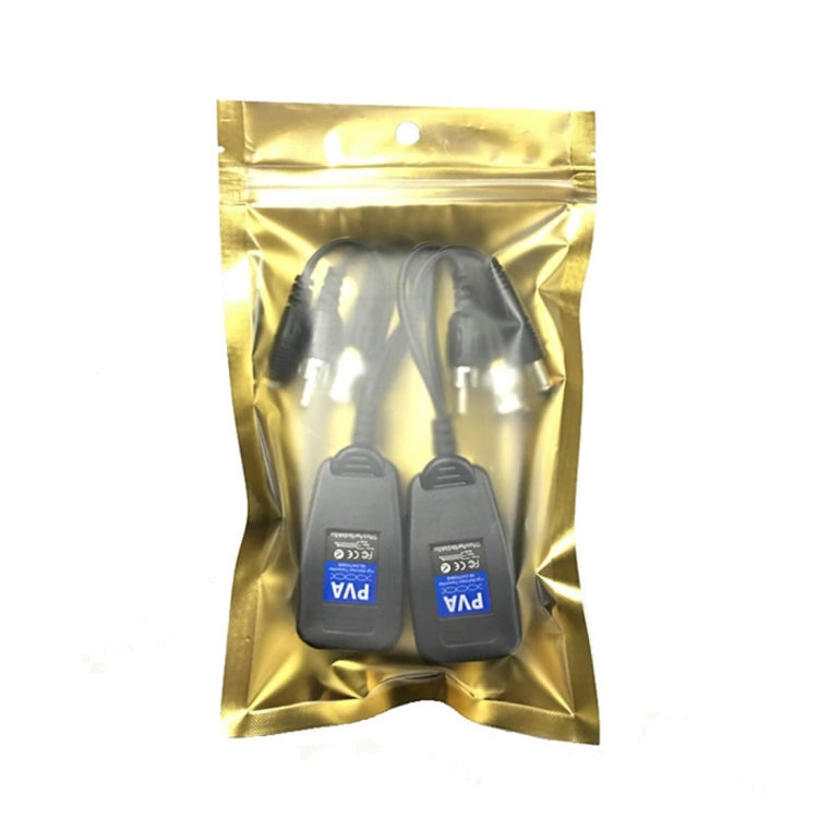 2 PCS Anpwoo 205PVA  3 in 1 Power + Video + Audio Balun HD-CVI/AHD/CVI Passive Twisted Transceiver