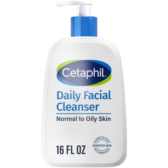 Cetaphil Daily Facial Cleanser, Combination to Oily Sensitive Skin - 16.0 Fl Oz