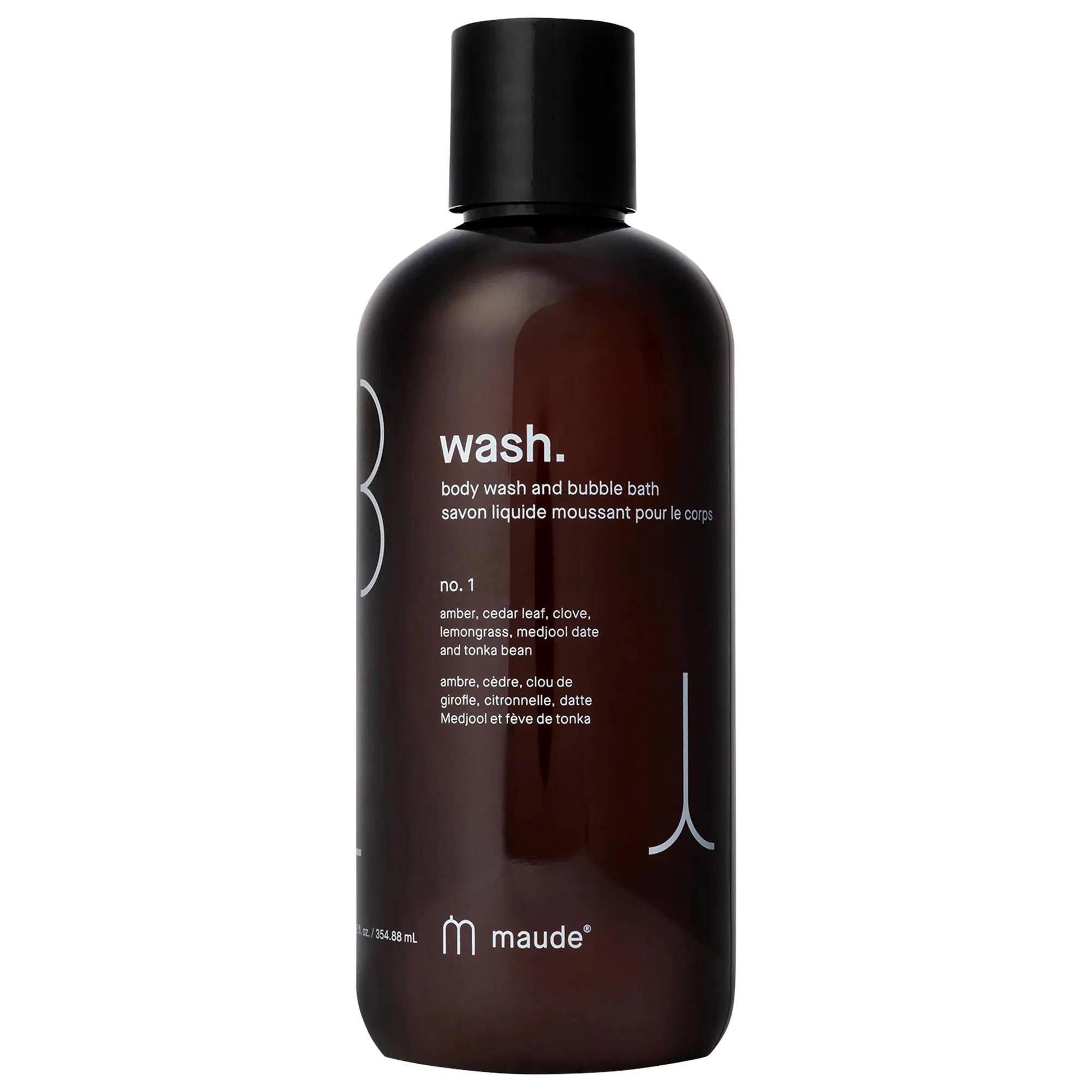 Wash - pH-Balanced Body Wash and Bubble Bath for Sensitive Skin - Gentle, Vitamin-Rich, and Fragrance-Free Options