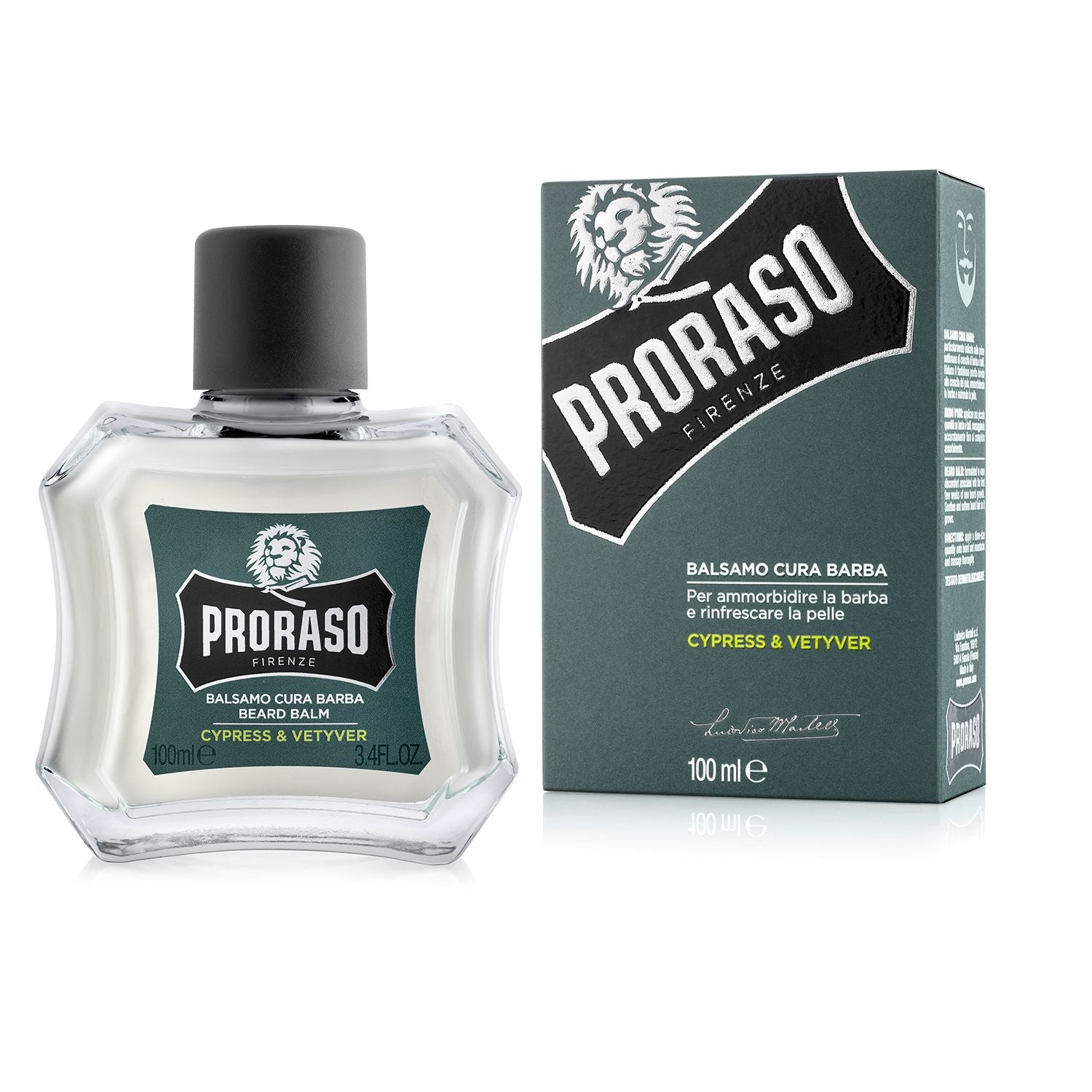 Proraso Single Blade Cypress & Vetyver Beard Balm 3.4 Oz