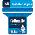 Cottonelle Fresh Care Flushable Wipes Refill 168ct