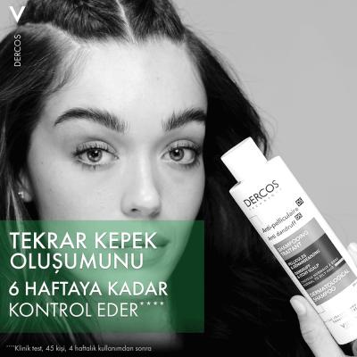 Vichy Dercos Anti-Dandruff Shampoo: Salicylic Acid & Octopirox Treatment for Oily Hair, Itchy Scalp Relief - Paraben Free, 13.2 fl oz