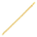 5.0 mm 14k Yellow Gold Lite Charm Bracelet