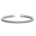 Lab Grown Round Diamond Tennis Bracelet in 14k White Gold (10 cctw F/G  VS2/SI1)