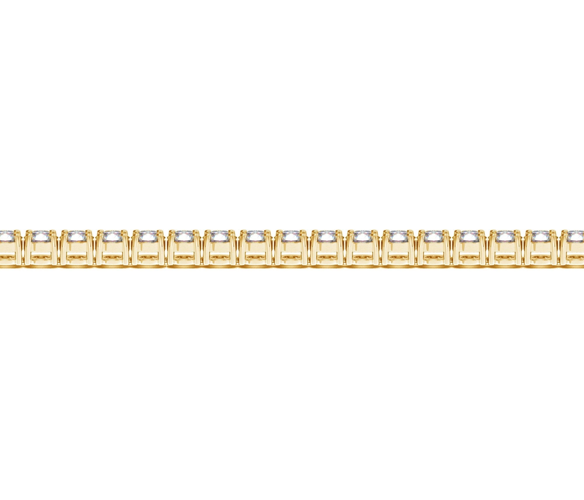 Lab Grown Round Diamond Tennis Bracelet in 14k Yellow Gold (6 cctw F/G  VS2/SI1)