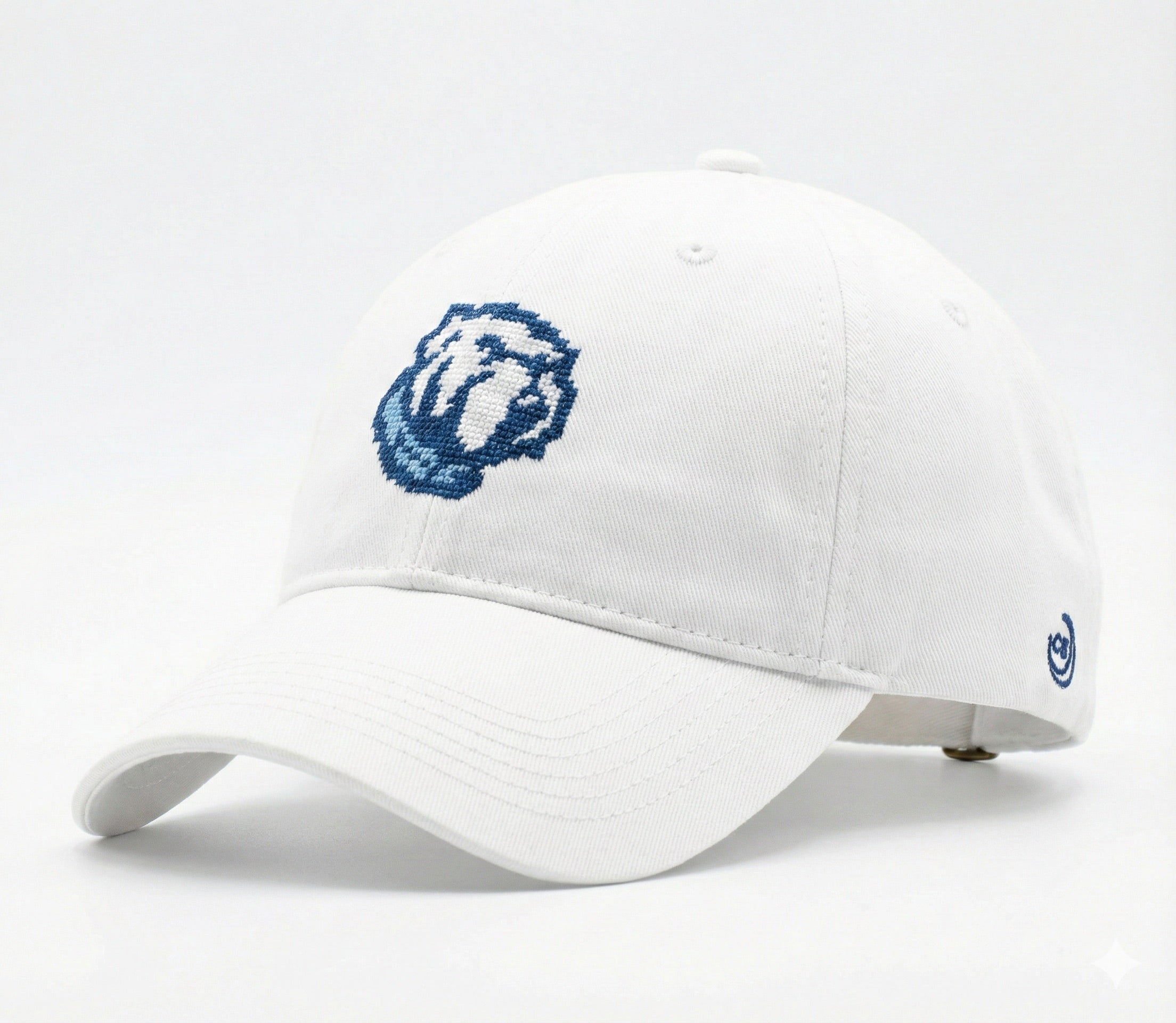 Citadel Bulldog Mascot Twill Embroidered Brim Hat Cap
