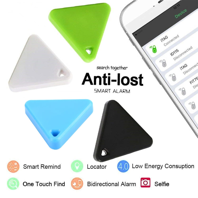 HCX003 Triangle Two-way Smart Bluetooth Anti-lost Keychain Finder (Pink)