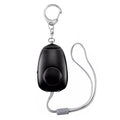 BJY-08 130dB Dual Bright LEDs Personal Alarm Women Self-Defense Alarm (Black)