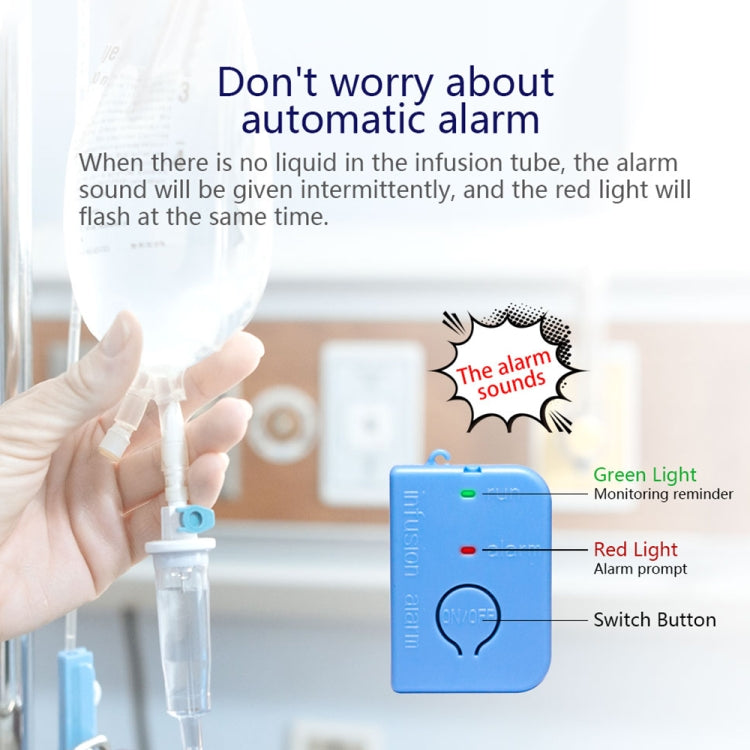 5 PCS BJYSY-001 Infusion Reminder Alarm Sensor Monitor Hospital Security(Purple)