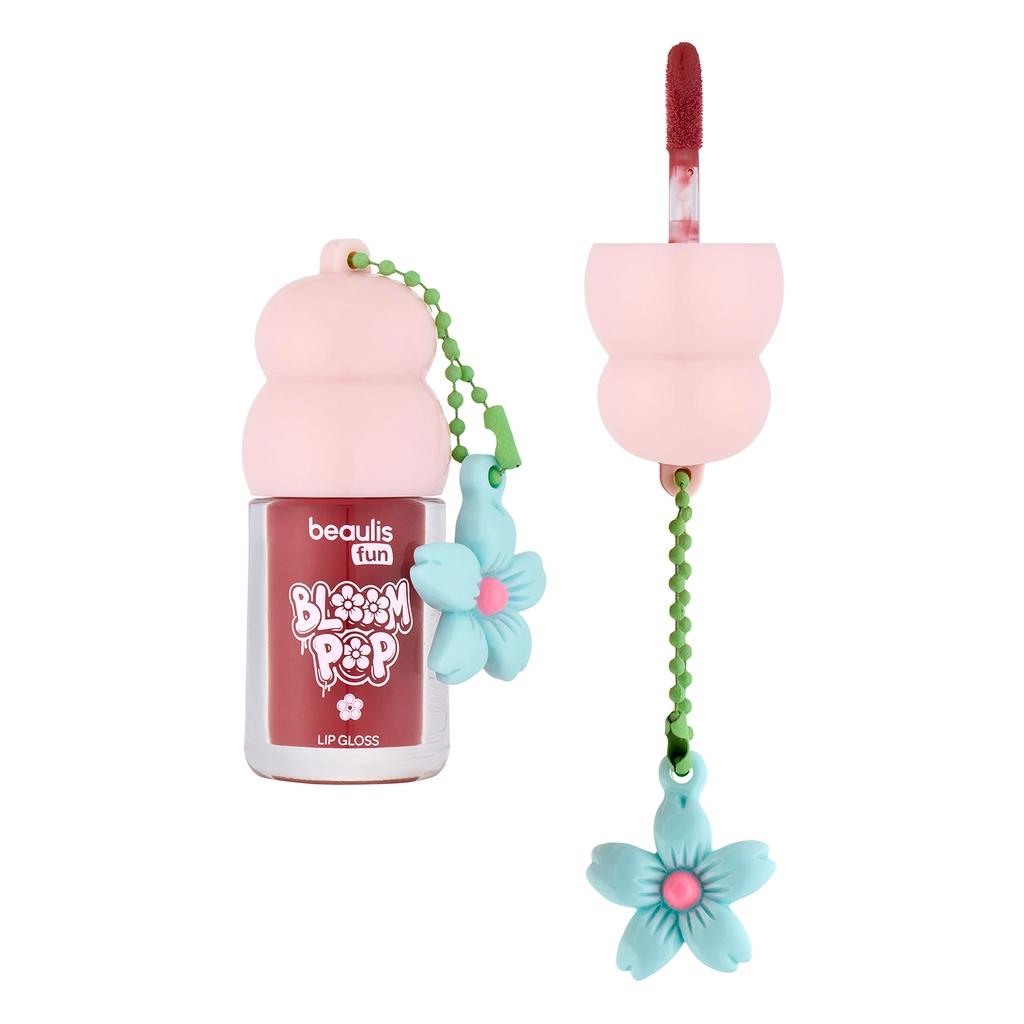 Beaulis Fun Bloom Pop Lip Gloss Pink Macchiato 4.5 ml