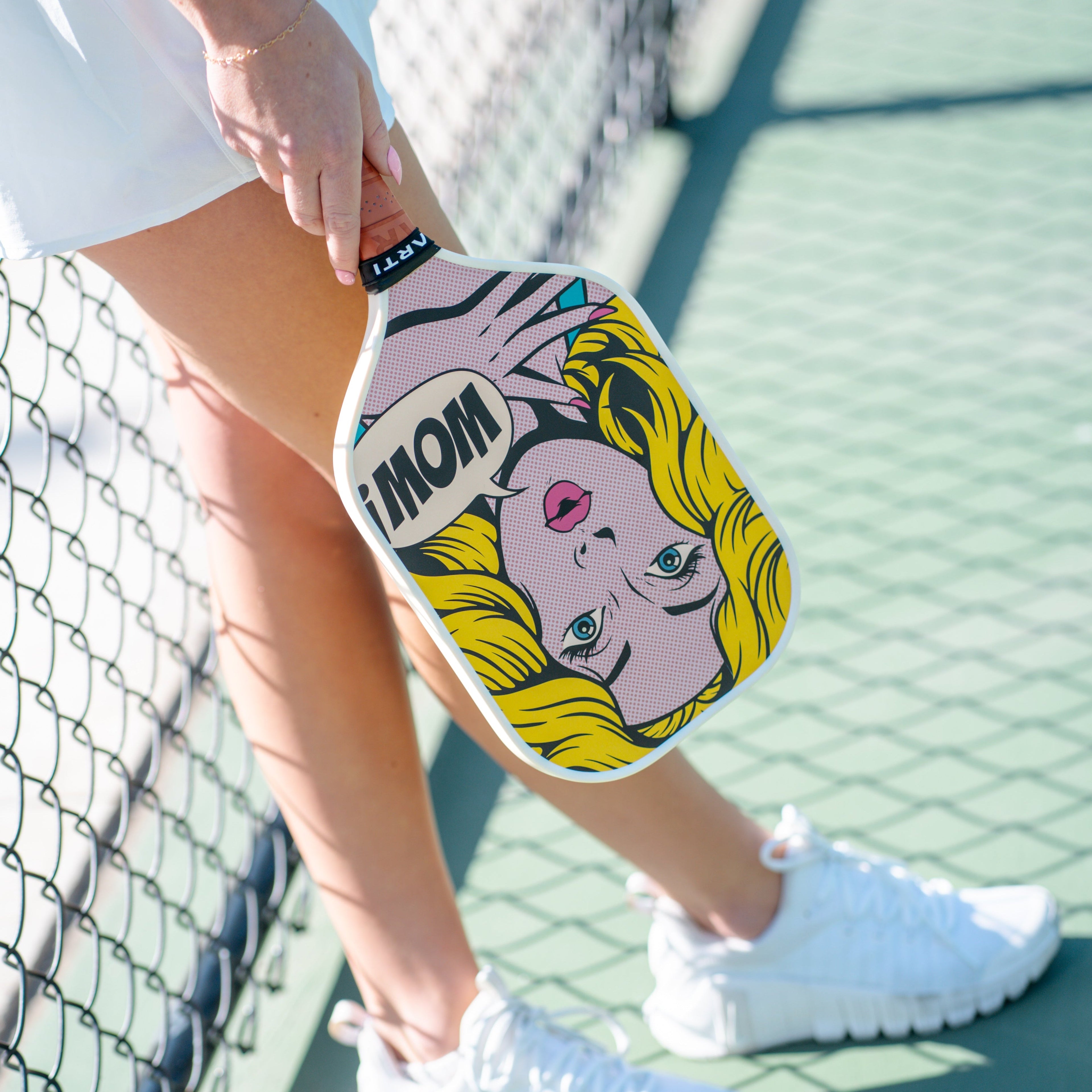 ARTI 16mm T700 Carbon Fiber Kristen & Kristy "WOW" Pickleball Paddle - USA Pickleball Approved