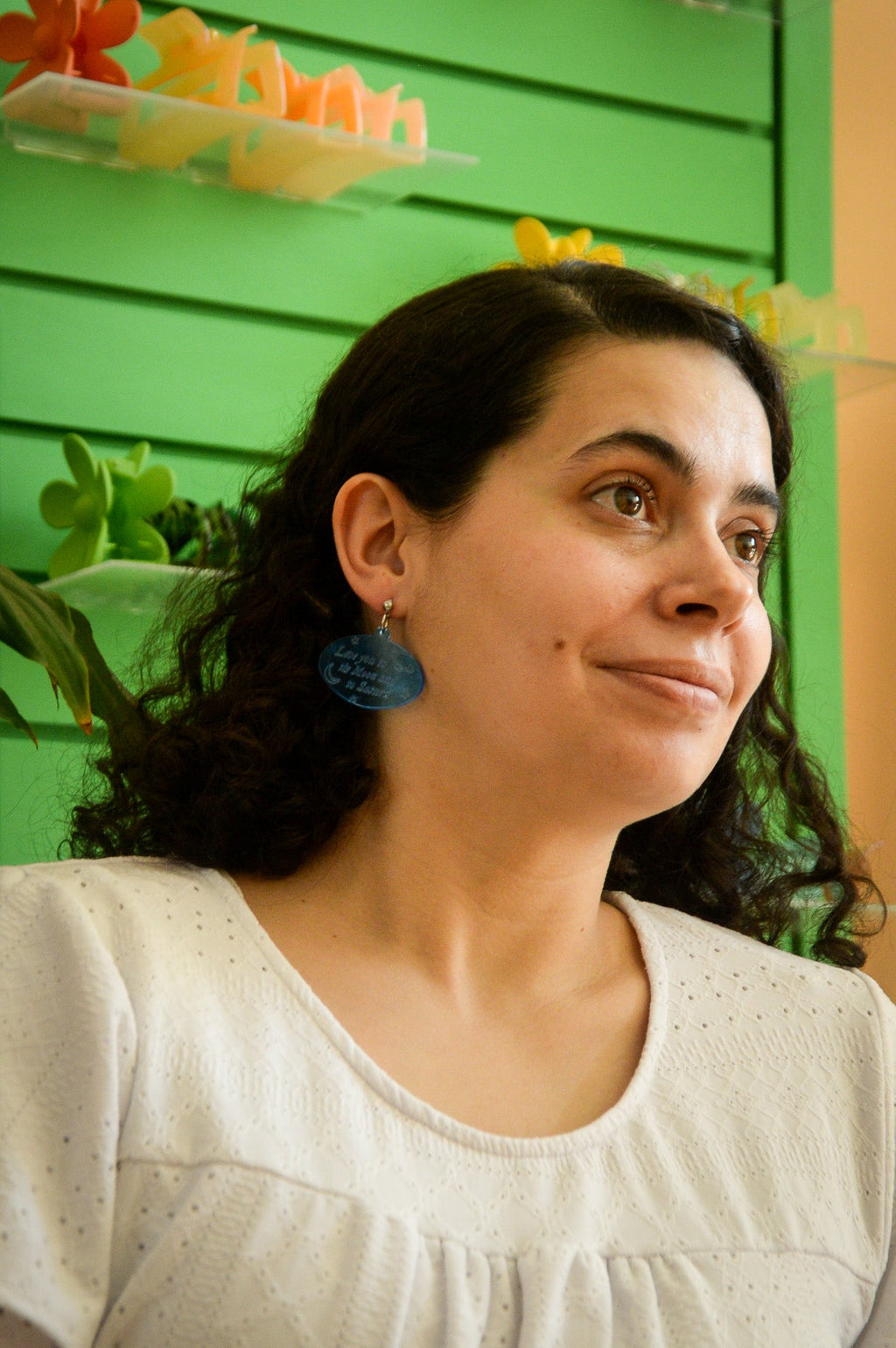 Love You to the Moon and to Saturn Earrings