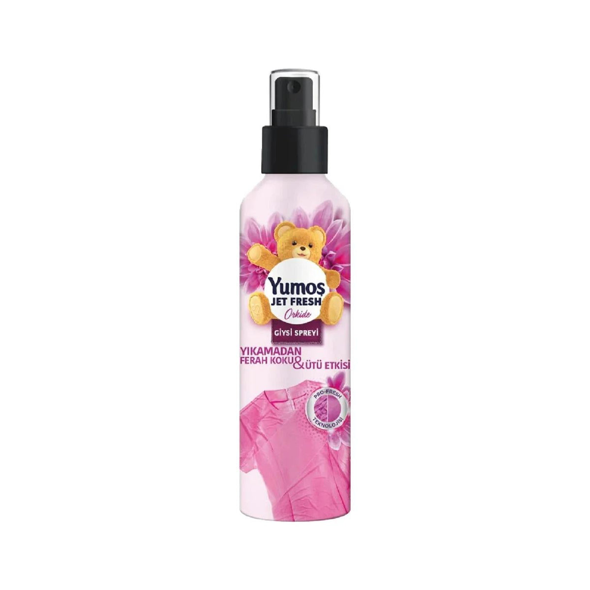Yumos Jet Fresh Orchid Clothing Spray with Ironing Effect 200 ml