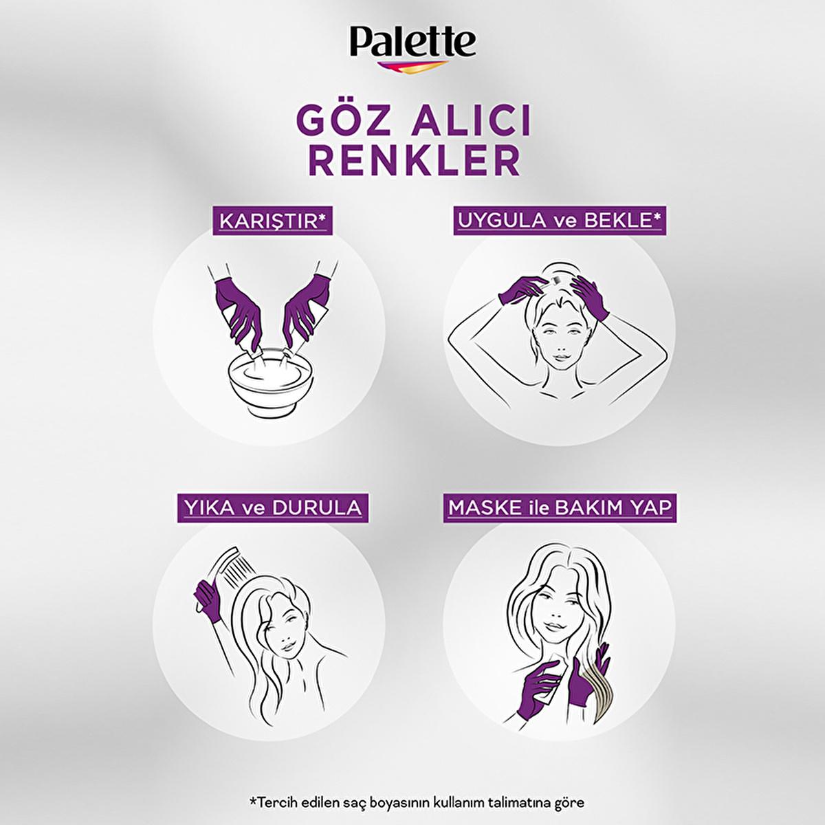 Palette Hair Dye - Vibrant, Nourishing, and Long-Lasting Color for Intense Shine