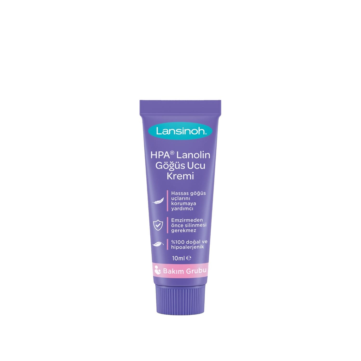 Lansinoh Nipple Cream for Breastfeeding Mothers: Soothes Sore & Cracked Nipples - Lanolin Balm for Pain Relief & Safe Baby Feeding - 0.34 fl oz
