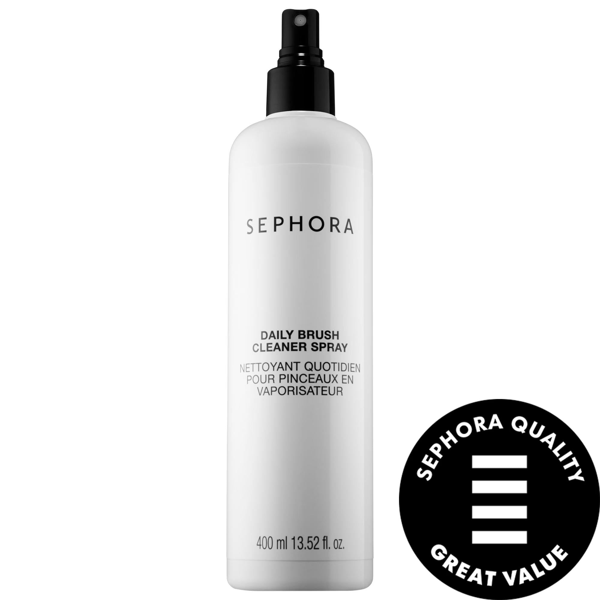 Daily Brush Cleaner by Daily Beauty - Alcohol-Free Brush Cleaning Spray for Sensitive Skin, Vegan & Cruelty-Free