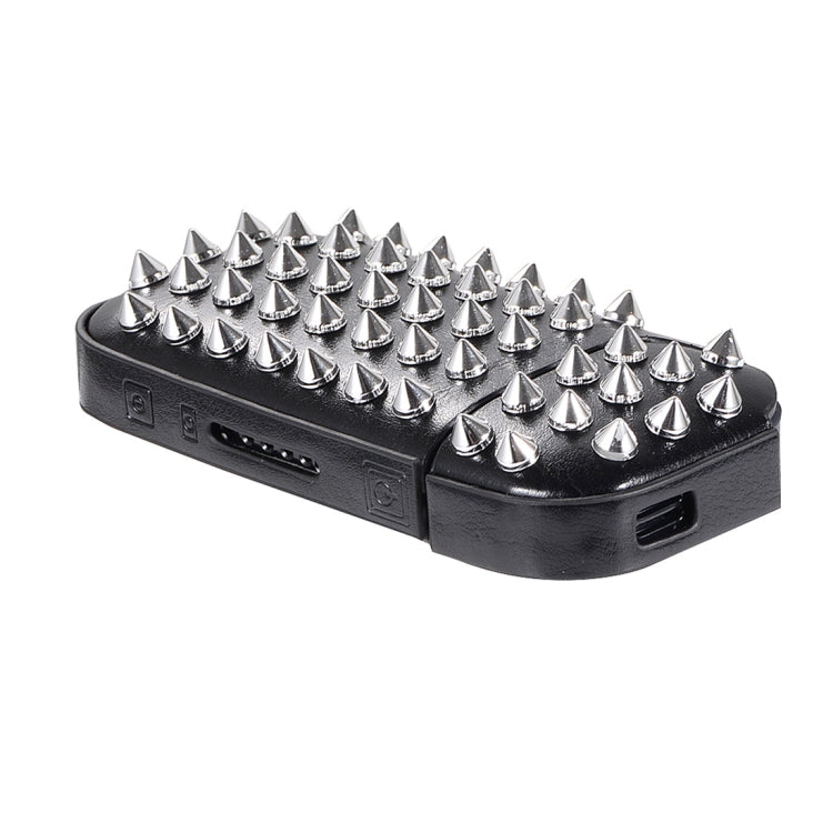 IQOS Silver Rivet Style Electronic Cigarette Protective Case for Series 3 & 2(Black)