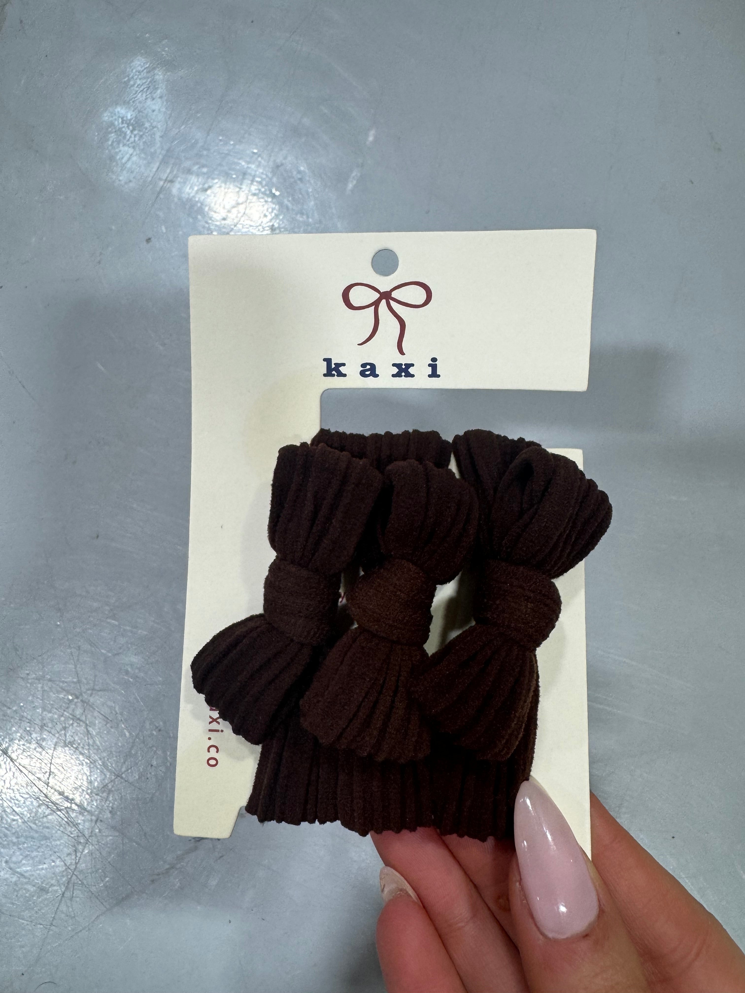 BOW SLICK BACK PONYTAILS (PACK OF 3)
