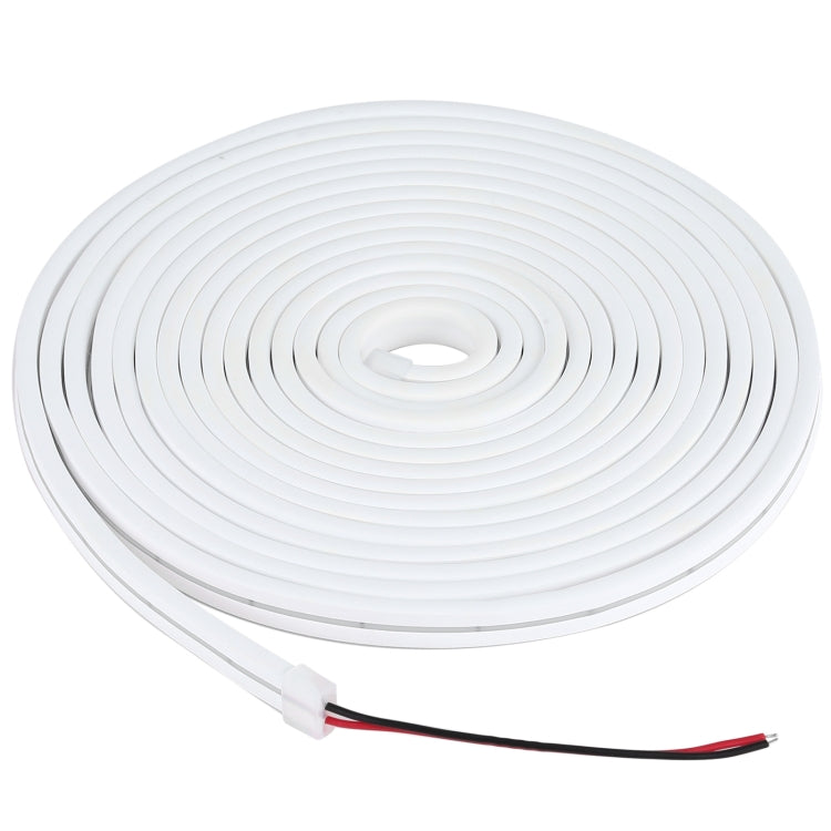 CJ-1206 12V 6A 5m IP65 Waterproof Silicone Neon LED Strip Light(White)