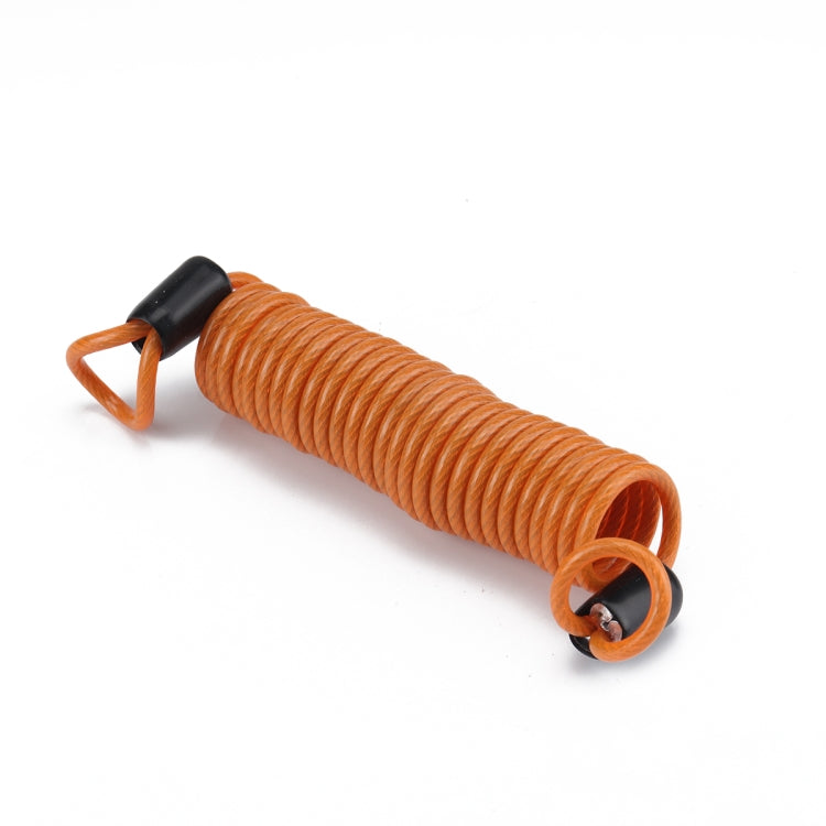 RV Trailer Spring Safety Rope Breakaway Cable, Safety Buckle Size:M8 x 80mm(Orange)