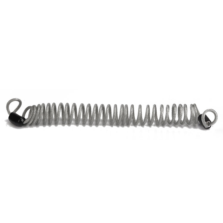 RV Trailer Spring Safety Rope Breakaway Cable, Safety Buckle Size:M8 x 80mm(Silver)