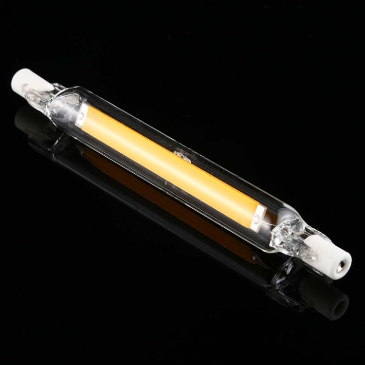 R7S 220V 13W 118mm COB LED Bulb Glass Tube Replacement Halogen Lamp Spot Light(3000K Warm Light)