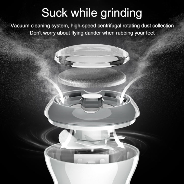 Electric Vacuum Design Foot Grinder Household Multifunctional Pedicure Calluses Foot Care, Specification:Silver Foot Grinder