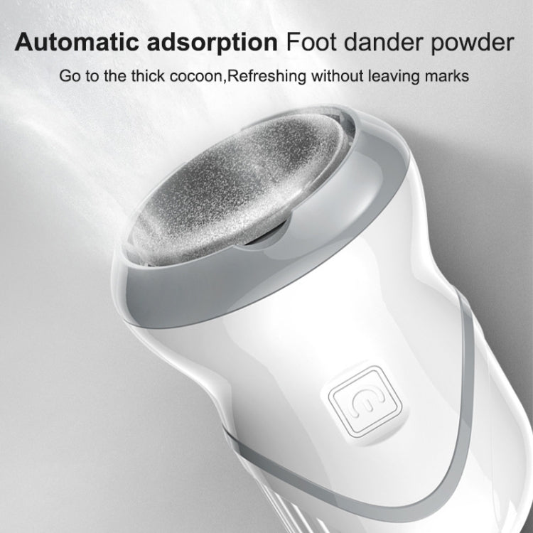Electric Vacuum Design Foot Grinder Household Multifunctional Pedicure Calluses Foot Care, Specification:Silver Foot Grinder