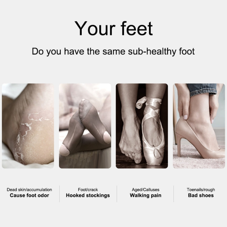 Electric Vacuum Design Foot Grinder Household Multifunctional Pedicure Calluses Foot Care, Specification:Silver Foot Grinder