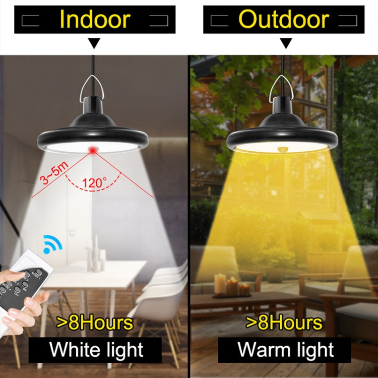 Smart Induction 56LEDs Solar Light Indoor and Outdoor Garden Garage LED Lamp, Light Color:White Light(White)