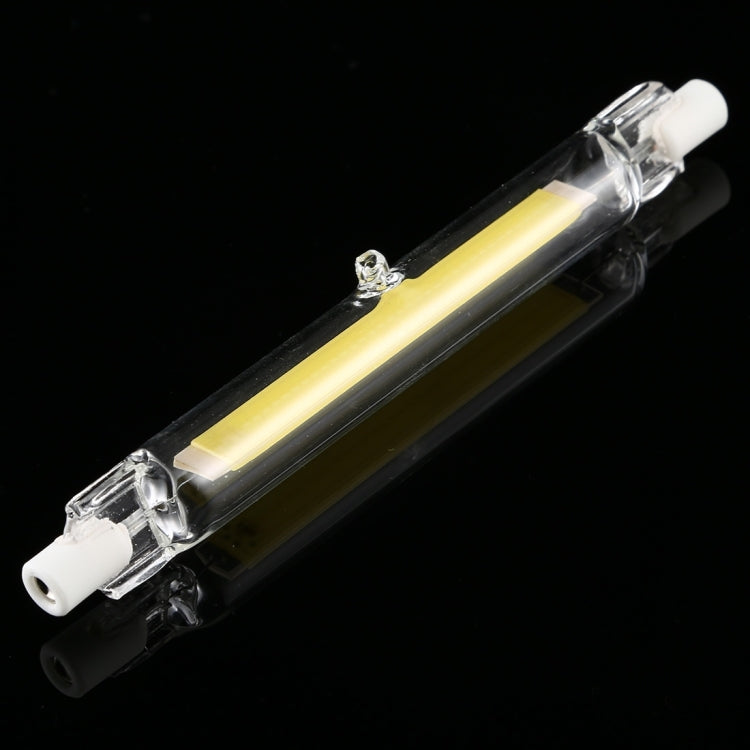 R7S 220V 15W 189mm COB LED Bulb Glass Tube Replacement Halogen Lamp Spot Light, White Light