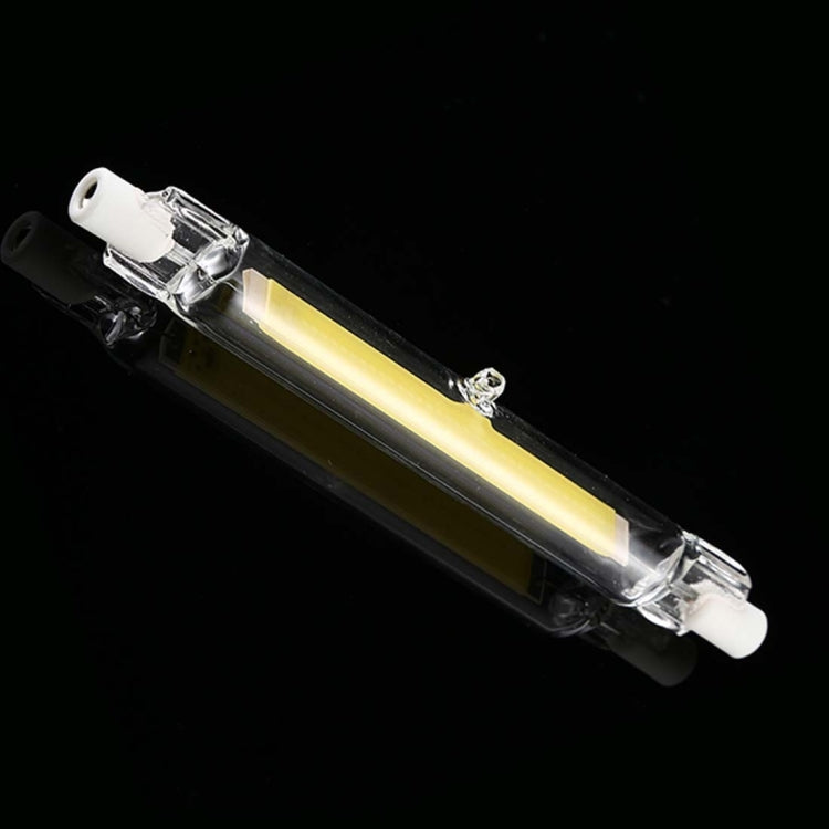R7S 220V 15W 189mm COB LED Bulb Glass Tube Replacement Halogen Lamp Spot Light, White Light