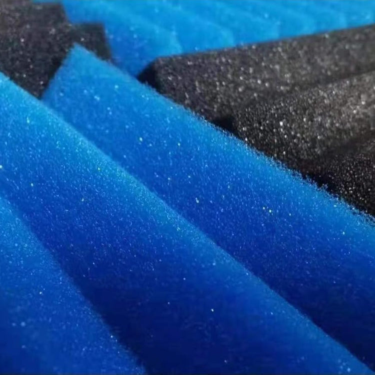 6pcs / Pack 30x30x2.5cm Triangular Groove Style Recording Studio Drum Video Room Sound Insulation Board Silencer Cotton(Blue)